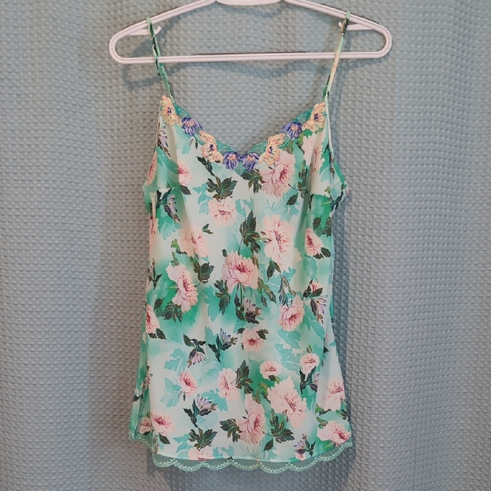 EUC Lise Charmel Small Floral Camisole Top